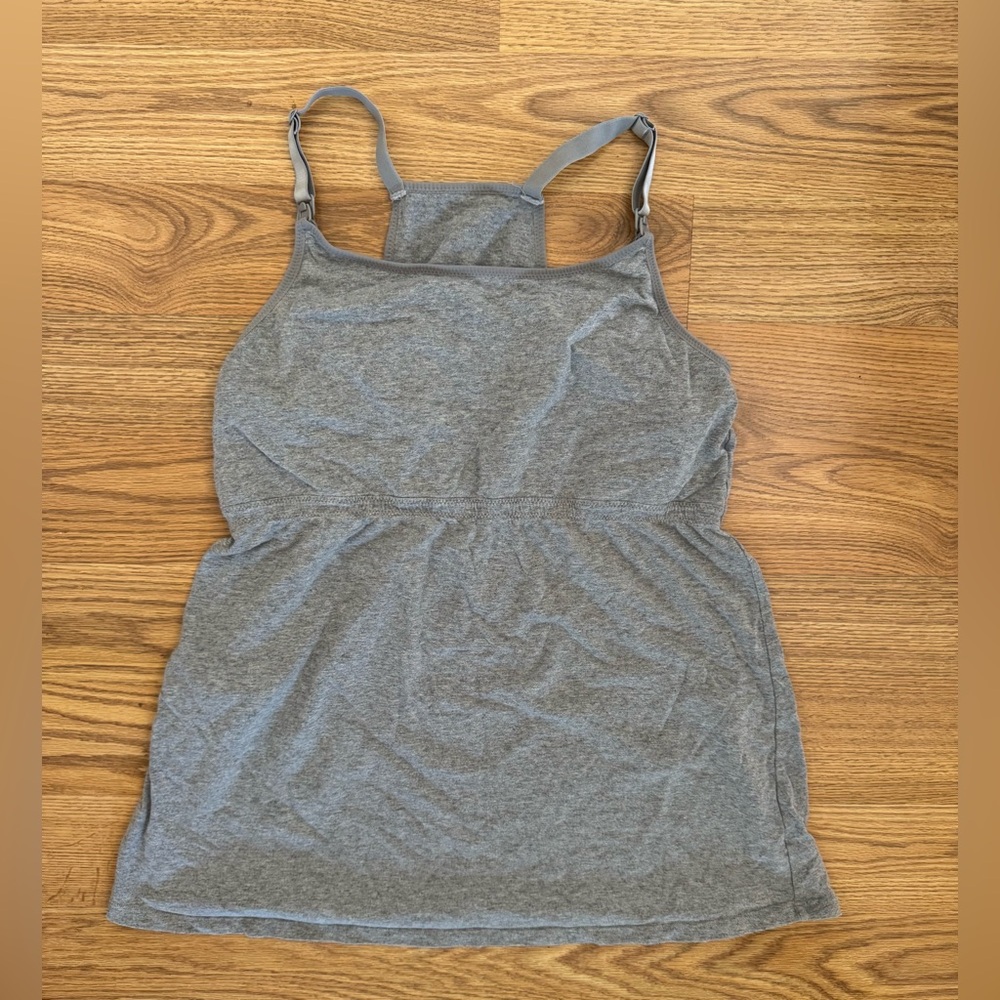 Amazon Women's Nursing Tank Tops - Black, Gray, and Green - 3 Pack - Picture 6 of 9